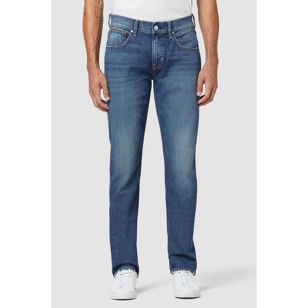 Hudson Byron Jeans Men's 42 Blue Denim Medium Wash Straight Leg Zip Fly RED606